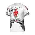 thumbnail image 3 of Rocae Moose Kissing Under Mistletoe for Men's Moisture-Wicking Crew Tee - T-Shirt for Sports, Outdoor Activities, and Casual WearX-Large, 3 of 9