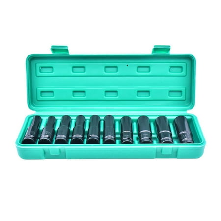 

10PCS High-carbon Steel Ratchet Wrench Socket Set Household Automobile and Motorcycle Repairing Maintenance Tool Accessory Kit