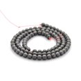 thumbnail image 2 of Frosted Electroplate Non-magnetic Synthetic Hematite Faceted Round Beads Strands Black Plated 4x4mm Hole: 1mm about 100pcs/strand 15.7 inch DIY, 2 of 2