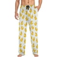 thumbnail image 4 of Top-kevin Rubber Duck Seamless Pattern Pajama Pants Men's Lounge Pants Straight-Fit Men Pajama Bottoms, 4 of 7