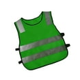 thumbnail image 1 of fastboy Hi Vis Child Safety Reflective Vest Waistcoat Traffic Work Cycling Clothes green, 1 of 9
