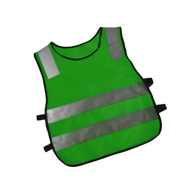 ZheElen Gilet de Sécurité Réfléchissant pour Enfant Vêtements de Cyclisme Vert