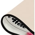 thumbnail image 3 of Custom Pink Tulips Kitchen Rug Personalized Your Text on Runner Rug Doormat Bath Mat Area Rug Non-Slip Carpet for Kitchen Living Bedroom 72 x 24 Inch, 3 of 6