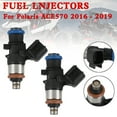 thumbnail image 1 of 2PCS Fuel Injectors For POLARIS Ranger Crew 570 900 XP 2014-2019 0280158258 2521068, 1 of 10