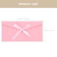 thumbnail image 3 of UPOUART Elegant Pink Kraft Paper Card Envelopes for Decor with Bowknot Pcs, 3 of 8