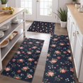 thumbnail image 2 of Pioneer Flower Floral Print Pattern Kitchen Rugs Sets Of 3,Kitchen Runner Rugs Non Skid Washable,Decorative Kitchen Floor Mats for Kitchen,Sink,Laundry,17X30 Inch + 17X47 Inch + 17X59 Inch, 2 of 6