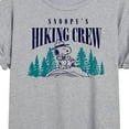 thumbnail image 3 of Peanuts - Snoopy Hiking Crew - Women's Oversized T-Shirt, 3 of 6