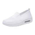 thumbnail image 2 of YOUYEDIAN Orthopedic Dress Shoes for Women Arch Support Slip on Non Slip Golf Shoes Wide Knitted Mesh Stretch Server Shoes Comfortable 2026 New Orthopedic Shoes (White), 2 of 8
