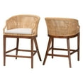 thumbnail image 2 of bali & pari Lumajang Boho Counter Stool, 2-Piece, Light Honey, 2 of 9