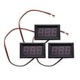 thumbnail image 6 of ALL-CARB 3 PCS Mini DC 0-30V LED 3-Digital Display Voltage Voltmeter Panel Calibratable, 6 of 6