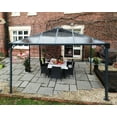 thumbnail image 4 of Palram - Canopia Martinique 5000 12' x 16' Polycarbonate/Aluminum Gazebo - Gray/Bronze, 4 of 13