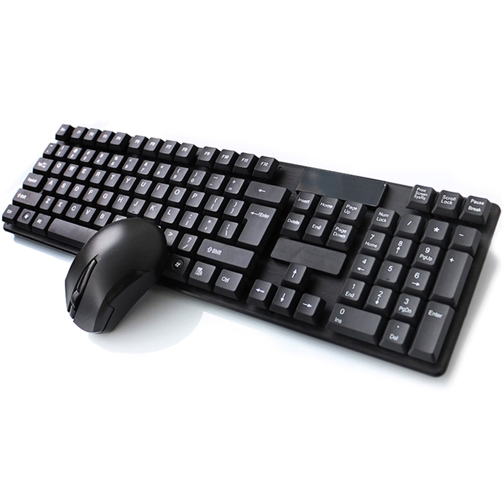 Suproot Wireless Keyboard And Mouse Black 2 4GHz Ultra Thin Full Size 