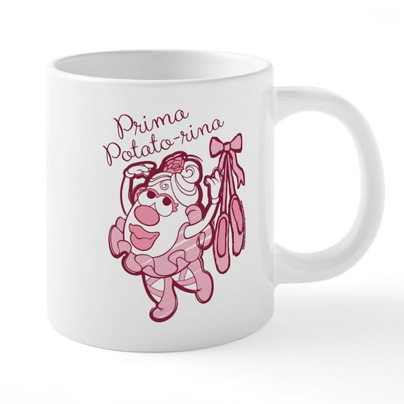 CafePress - Mrs. Potato Head Prima Pota - 20 Oz White Ceramic Mega Mug