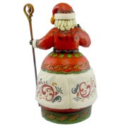 Jim Shore SANTA WITH PIPE AND CANE Stone Resin Christmas 4018413