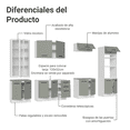 thumbnail image 3 of Cocina Integral Completa Armario de Vidrio Madesa Agata BG 3, 3 of 3