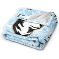 thumbnail image 2 of Northeastern University Fleece Blanket, Very Soft Microfiber Flannel Blanket for Couch Warm and Cozy for All Seasons, 2 of 6