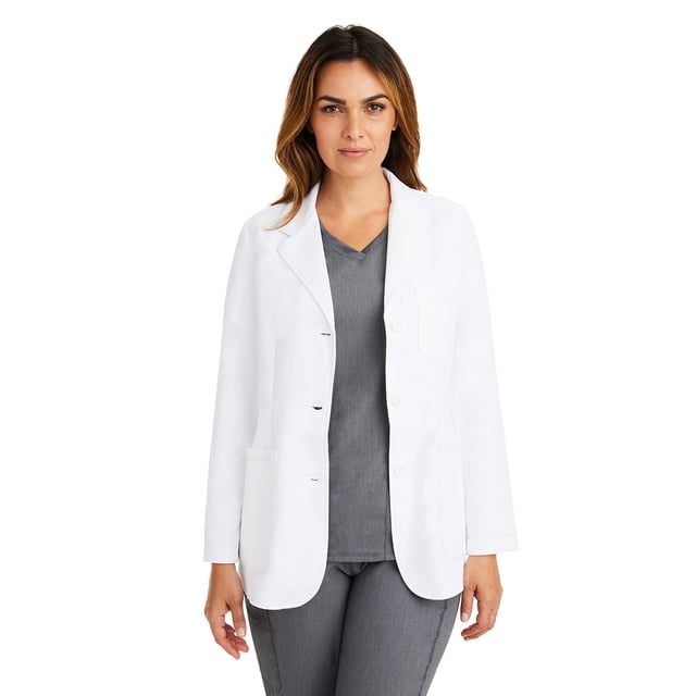 Bata de Laboratorio Healing Hands Mujer – 4 Bolsillos y Stretch