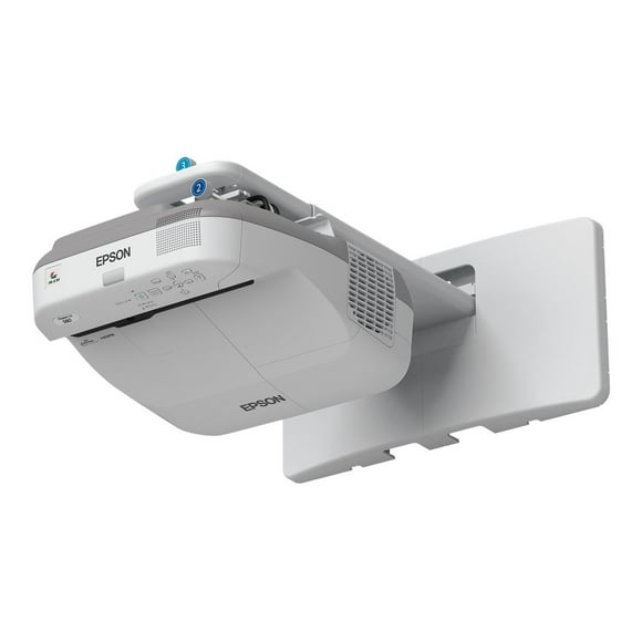 Epson PowerLite 580 - 3LCD projector - 3200 lumens (white) - 3200 lumens (color) - XGA (1024 x 768) - 4:3 - ultra short-throw lens - with 2 years Epson Road Service Program - Epson Brighter Futures Education Program
