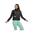 thumbnail image 2 of Nike Swoosh Run Half-Zip Womens Jackets Size Xs, Color: Black/White, 2 of 2
