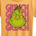 thumbnail image 3 of The Grinch - Grinch Stacked - Women's Short Sleeve Graphic T-Shirt, 3 of 6