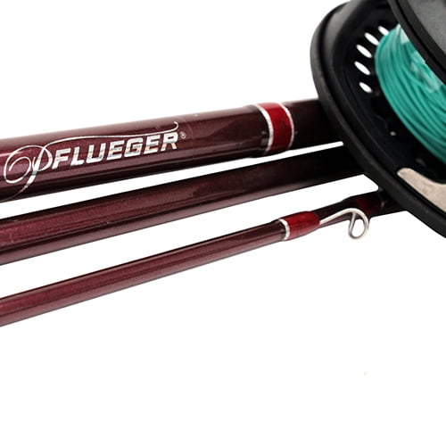 Pflueger 8' Fly Kit Fishing Rod and Reel Combo, Size 44322 Reel