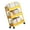 Yellow, variant on WINDLAND Durable 3 Layer Plastic Organizers Cart Mobile Kitchen Bathroom Shelving Unit