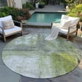 thumbnail image 6 of Addison Rugs Chantille Indoor/Outdoor Transitional Modern Aloe Washable Round Rug, 8' x 8', 6 of 6