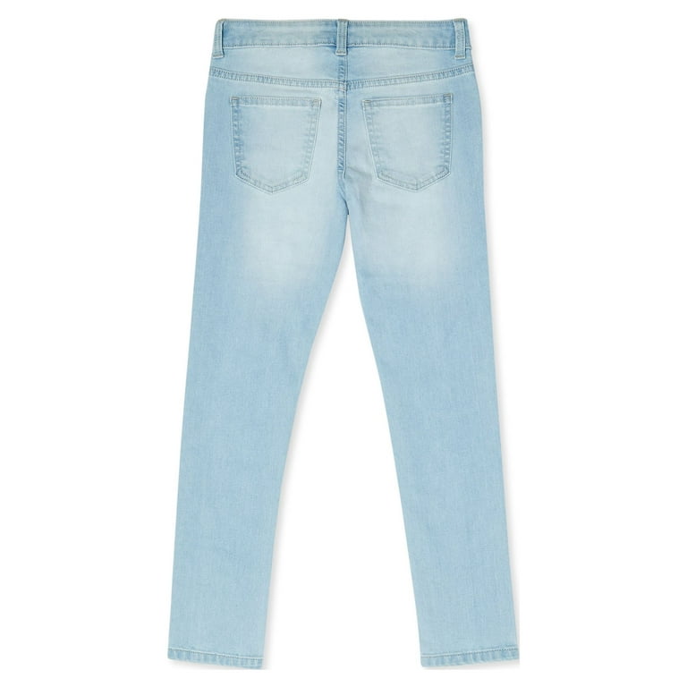 Wonder Nation Girls Kid Tough Skinny Jeans Sizes 5 18 Plus Walmart