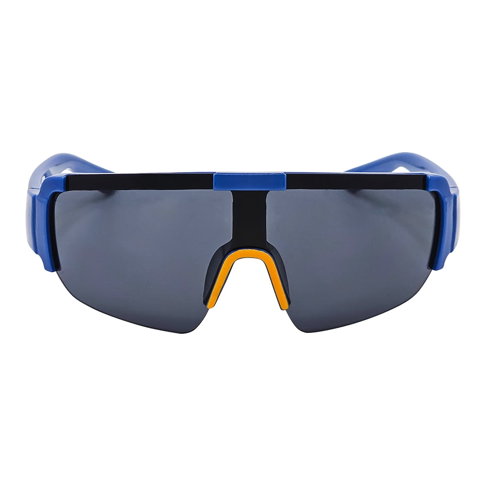 Nerf Blue and Grey Sports Wrap w/ Silver Lenses Sunglasses