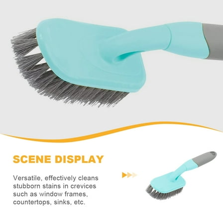 BESTOYARD Small Floor Scrubber Blue Plastic Cleaning Tool for Tile Cleaning 1Set