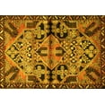 thumbnail image 1 of Ahgly Company Indoor Rectangle Persian Yellow Traditional Area Rugs, 3' x 5', 1 of 4