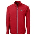 thumbnail image 2 of Men's Cutter & Buck Red NC State Wolfpack Adapt Eco Knit Hybrid Recycled Full-Zip Jacket, 2 of 3