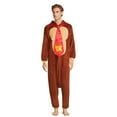 thumbnail image 2 of Nintendo Donkey Kong Unisex Fleece One Piece Pajamas, Sizes S-XL, 2 of 6
