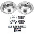 thumbnail image 3 of PowerStop Rear Z26 Street Warrior Carbon-Fiber Ceramic Brake Pad and Drilled and Slotted Rotor Kit Fits: ACURA Select Models K2308-26, 3 of 9