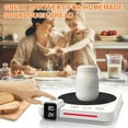 thumbnail image 4 of Electric Sourdough Starter Warmer with Dual LED Display, 70°F-100°F Touch Temp Control & 12H Timer, USB Fermentation Heater for Bread Dough, Yogurt - Kitchen Baking Essentials, 4 of 7