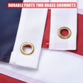 thumbnail image 2 of American Flag 3x5 Made in USA. Premium Large US Flag 3x5 ft. Embroidered Stars and Sewn Stripes - Display with Pride Proudly, 2 of 5