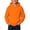 Orange, variant on Abtuhar Fall Hooded Pullover Sweatshirt for Toddler Kids Girls Boys Solid Long Sleeve Tops for 1-12 Years