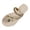 A-Yellow85, variant on Womens Slide Sandals Pearl Pineapple Decor Toe-Ring Flat Sandals Slip‑On Lightweight Comfy Casual Beach Vacation Shoes
