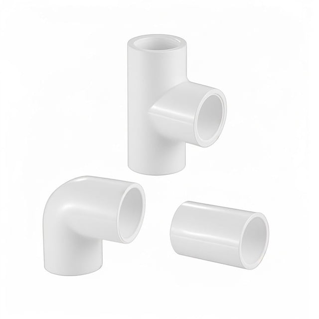 Set de accesorios de PVC Lesso, 30 unidades, 3/4 pulgadas, Sch40, color blanco