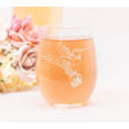 thumbnail image 4 of 17 oz Hummingbird Stemless Wine Glass (Style H6), 4 of 5