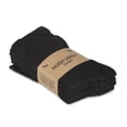 thumbnail image 3 of Hugh Ugoli Women's Bamboo Diabetic Ankle Socks, Thin, Loose Fit, Seamless Toe, 4 Pairs, Black, Size: 9-12, 3 of 7