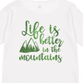 thumbnail image 4 of Inktastic Life's Better Mountains Girls Long Sleeve Toddler T-Shirt, 4 of 5