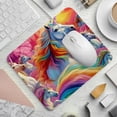 thumbnail image 2 of Unicorn Gaming Mouse Pad, Mouse Mat, Mouse Pad - Square, 8.3x9.8 Inch, Printed, Non-Slip Rubber Bottom - Suitable for Office and Gaming, 2 of 6