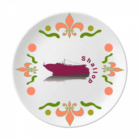 

Military Operations Small Warships Flower Ceramics Plate Tableware Dinner Dish