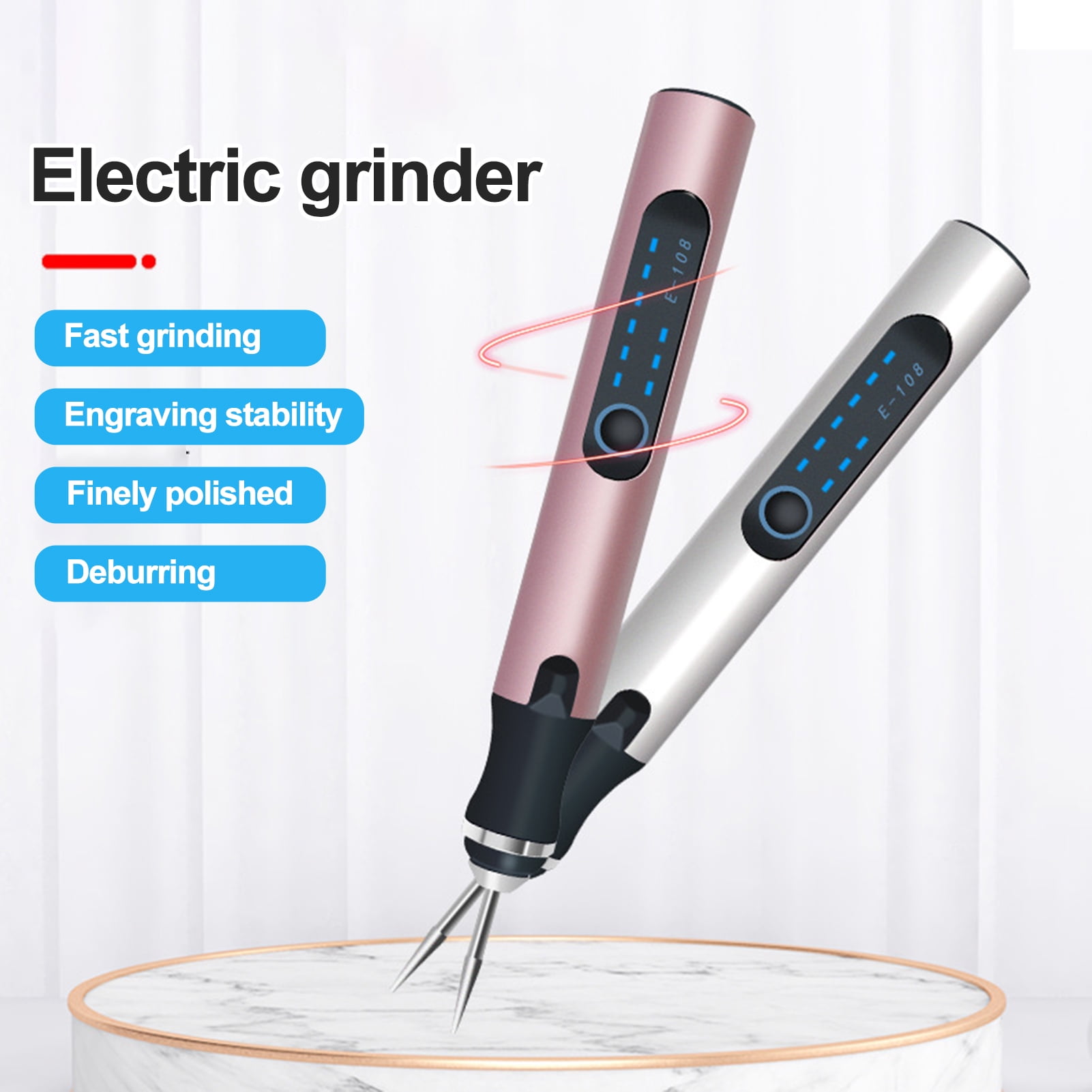 Waroomhouse Cordless Mini Electric Engraver - USB Rechargeable Engraving Pen - Rotary Tool - Etching Machine - Engraved Jewelry Glass Stone Tool