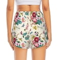 thumbnail image 4 of Goofa Bird Butterfly Rose Printed Women 2 in 1 Running Shorts,Quick Dry Athletic Workout Shorts,High Waisted Athletic Shorts with Liner Pockets-Medium, 4 of 9