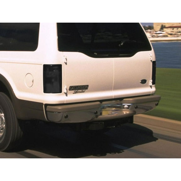 Rvinyl Tail Light Tint Covers Compatible with Ford Excursion 2000-2005 - Blackout Smoke