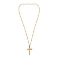 thumbnail image 3 of Collar con crucifijo cruzado Sunnimix de Acero inoxidable Oro, 3 of 8