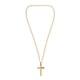thumbnail image 3 of Collar con crucifijo cruzado Sunnimix de Acero inoxidable Oro, 3 of 8