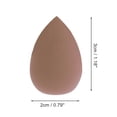 thumbnail image 2 of Unique Bargains 10 Pcs Mini Face Makeup Sponge for Makeup Coffee Color, 2 of 4